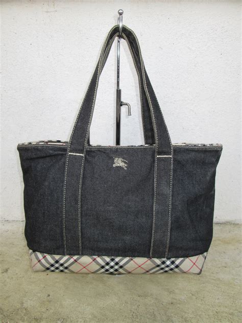 burberry blue label denim tote|Burberry her fragrance.